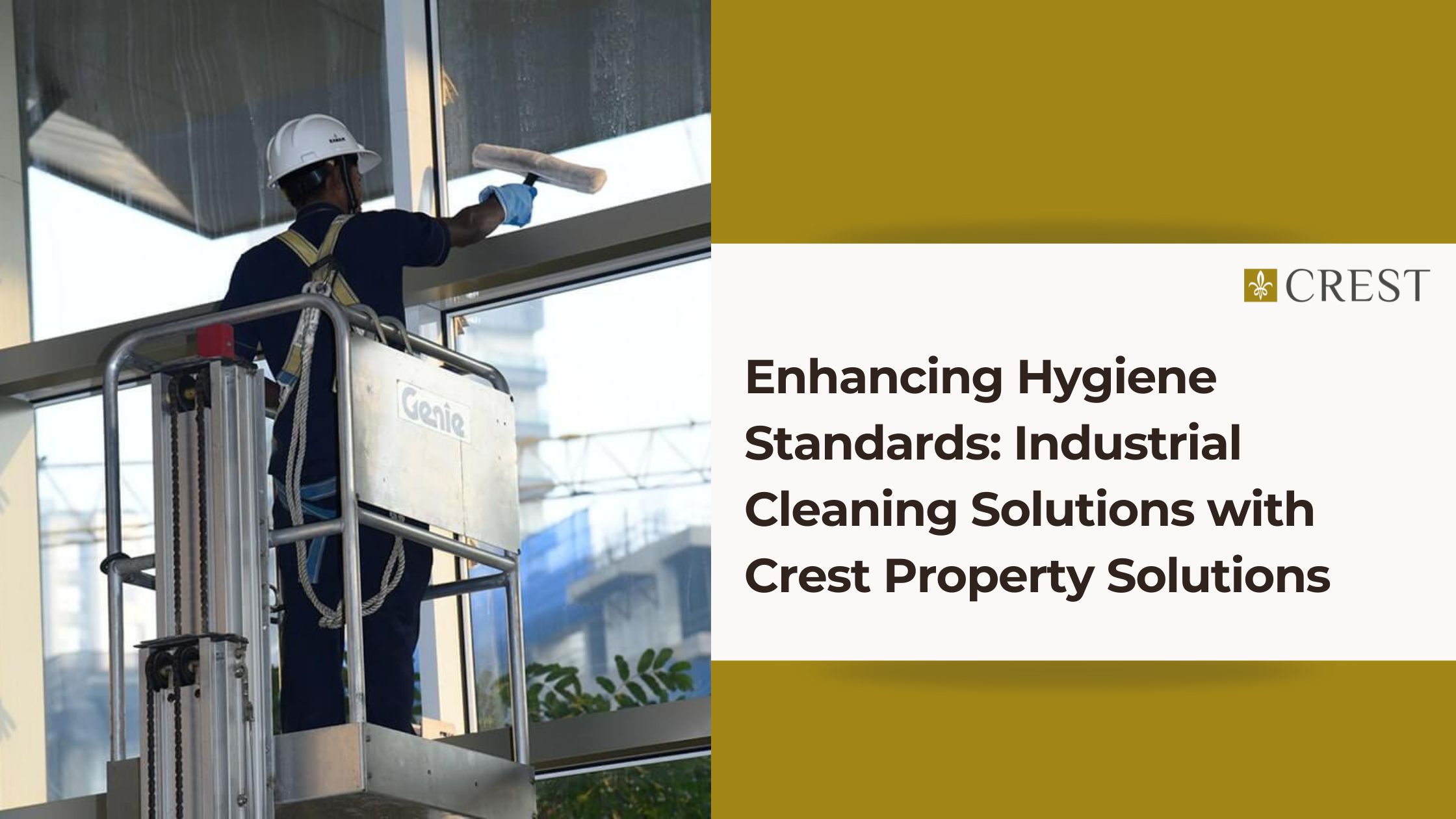 Industrial cleaning services in Mumbai by Crest Property Solutions ensuring hygiene and safety